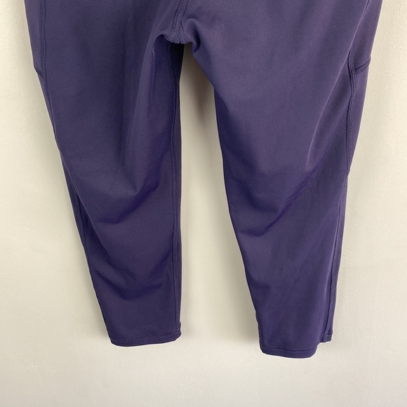 Zyia Brilliant Purple Capri Leggings Size 8-10 - Picture 9 of 12